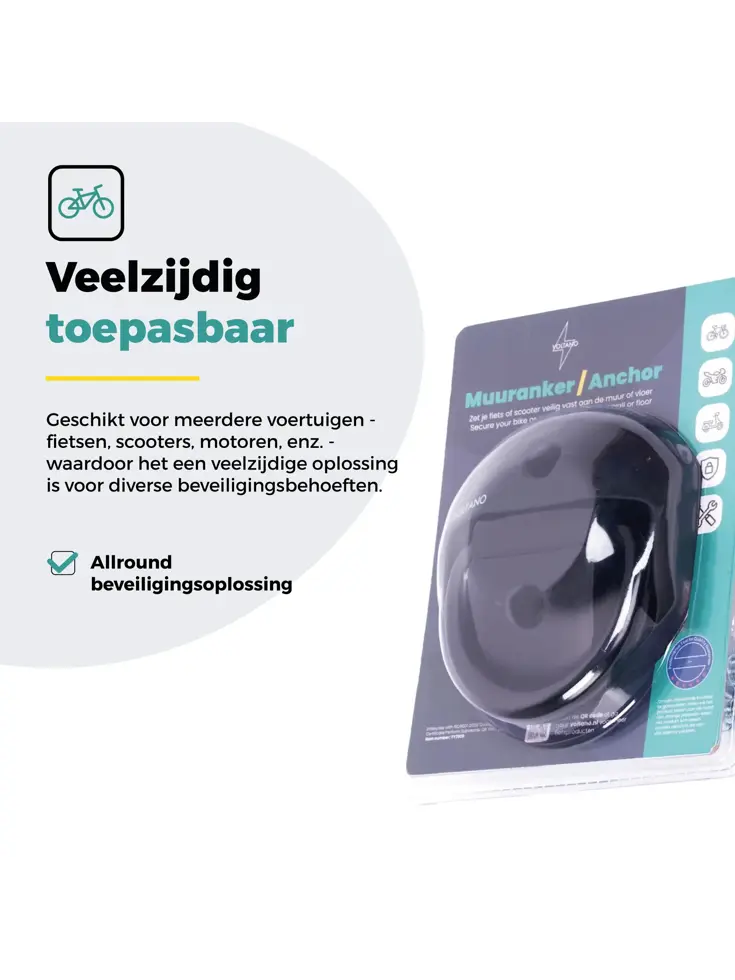 Voltano muuranker Secure incl bevestiging