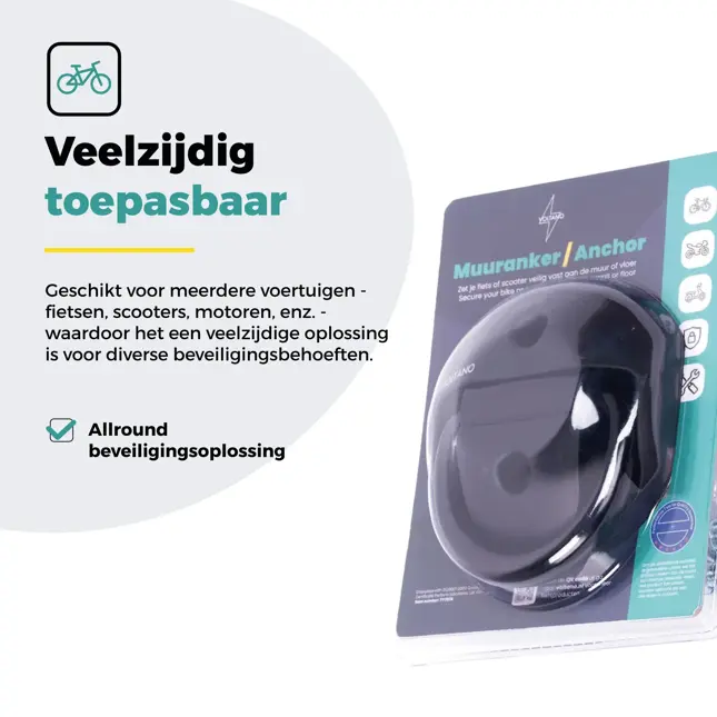Voltano muuranker Secure incl bevestiging