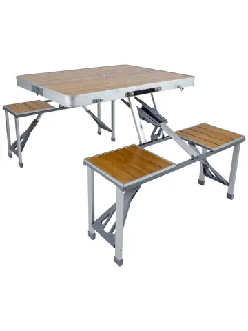 Picknicktafel Bamboe Inklapbaar