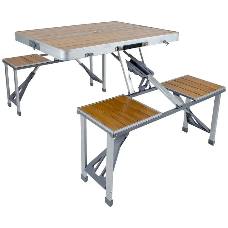 Picknicktafel Bamboe Inklapbaar