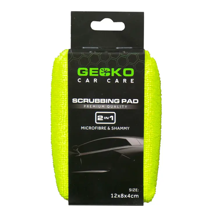 2-in-1 Scrubbing spons voor Auto-interieur