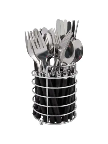 Bestekset In mandje 24-Delig