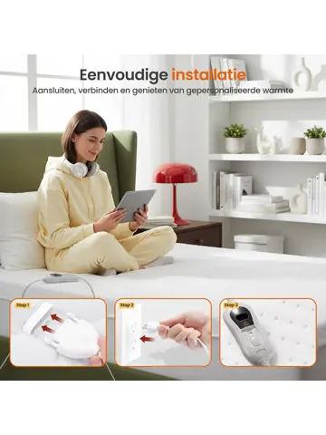 Elektrische Onderdeken 2-Pers. - 150 x 80cm