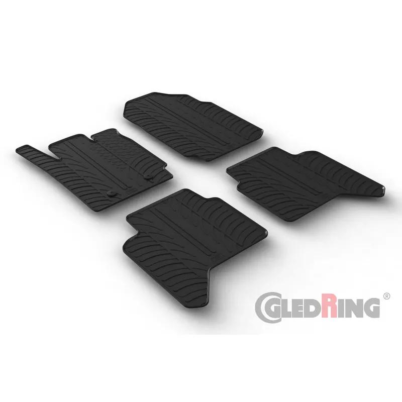 Gledring Ford Ranger (TKE) Double Cab 2013-2022 (automaat) & Raptor 2019-2022  Rubbermatten  Zwart main product image