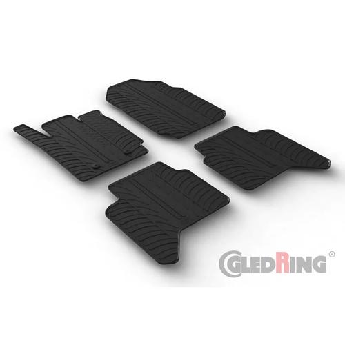 Ford Ranger (TKE) Double Cab 2013-2022 (automaat) & Raptor 2019-2022 - Rubbermatten