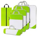 Compressie Packing Cubes – 6 stuks – Groen
