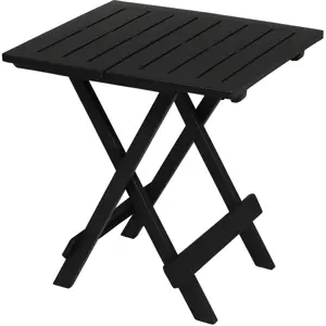 HEM Inklapbare Bijzettafel zwart 43x45 cm