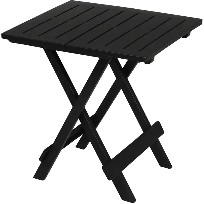 HEM Inklapbare Bijzettafel zwart 43x45 cm