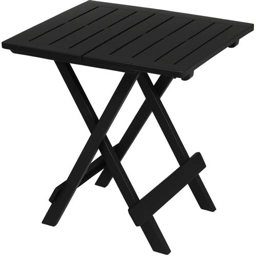 Inklapbare Bijzettafel zwart 43x45 cm