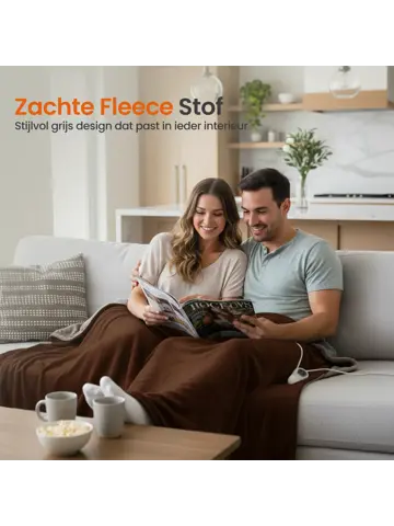 Elektrische Fleece Deken - 160x120cm