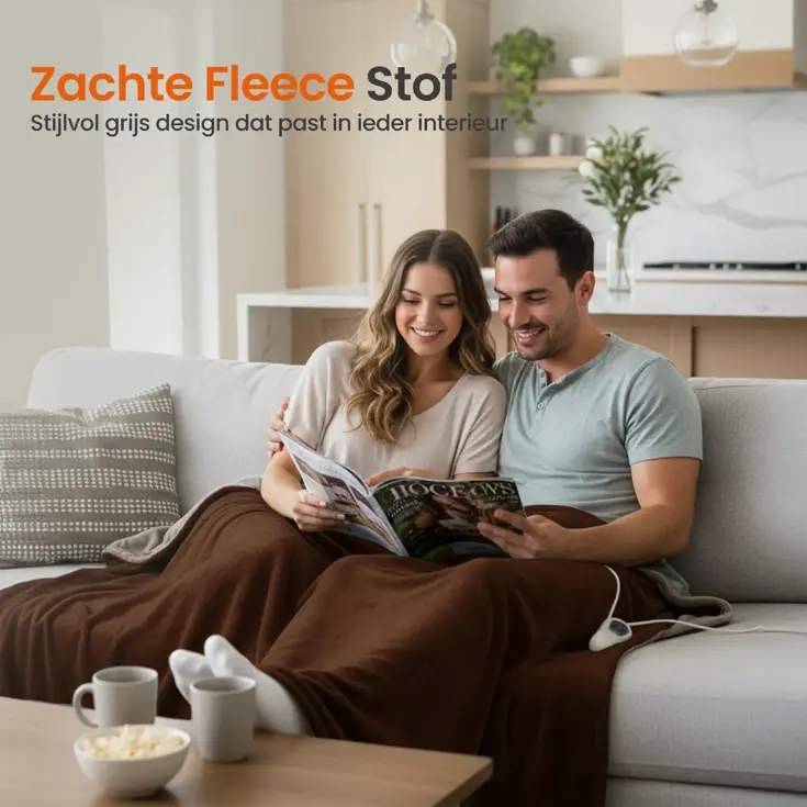 Elektrische Fleece Deken - 160x120cm