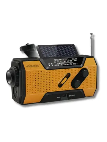 Noodradio® Solar Opwindbaar Met Batterijen