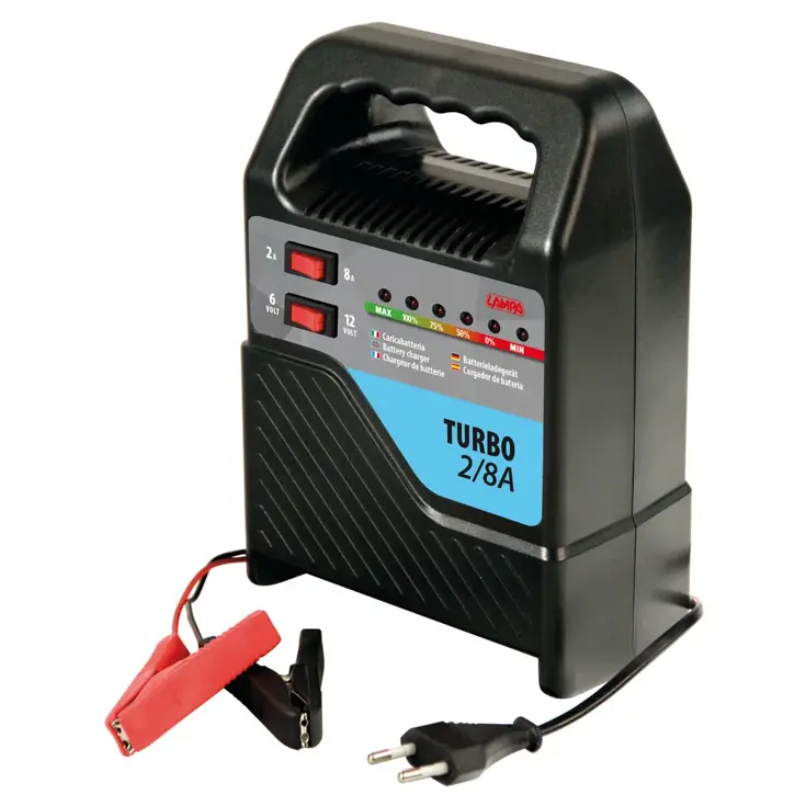 Acculader turbo 6-12V 2-8A