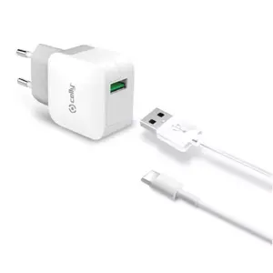 2.4A USB-C - Thuislader - Celly 