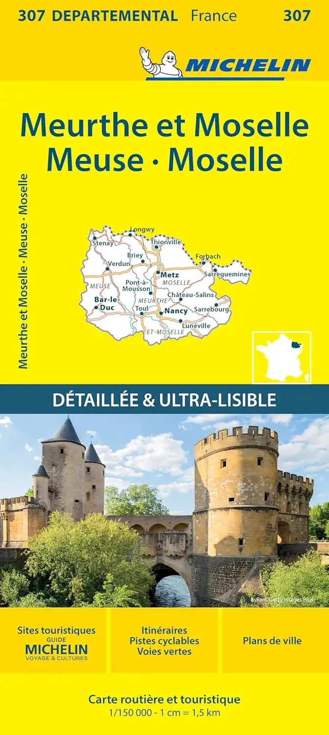 Wegenkaart Local 307 Meurthe et Moselle
