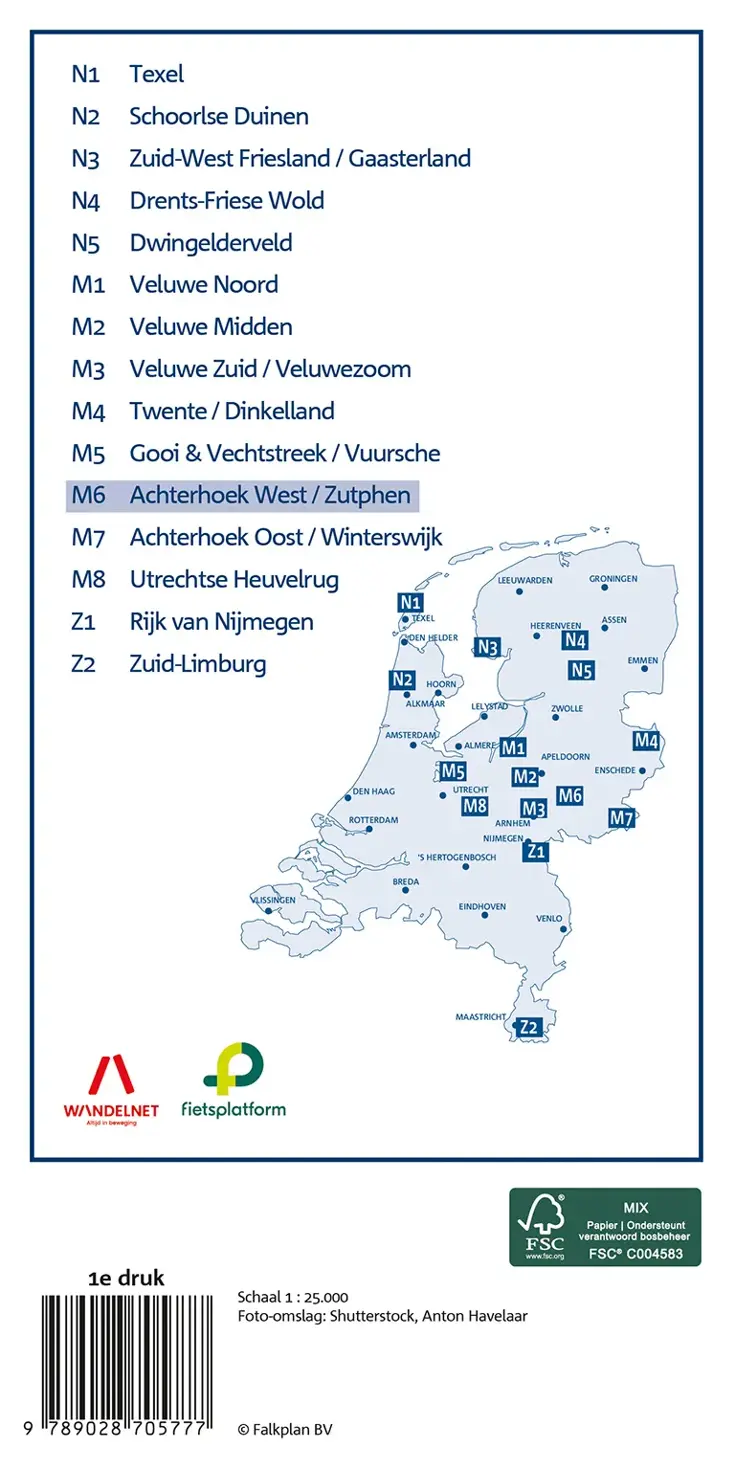 Regiokaart M6 Achterhoek West