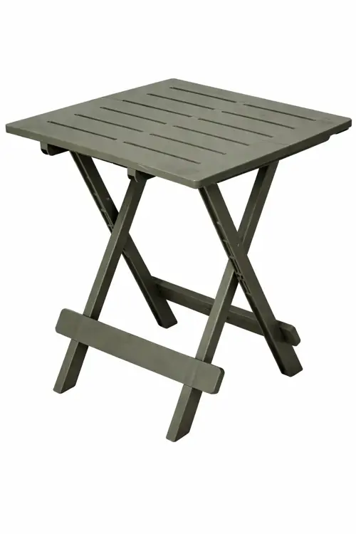 Inklapbare Bijzettafel groen 43x45 cm
