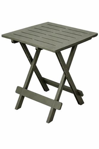 Inklapbare Bijzettafel groen 43x45 cm