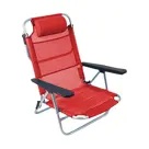 Bo-Camp - Beach chair - Monaco - Aluminium - Grijs