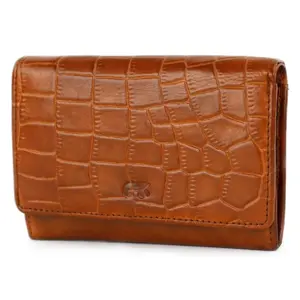 Croco - Portemonnee - Leer - Dames - 4 pasjes