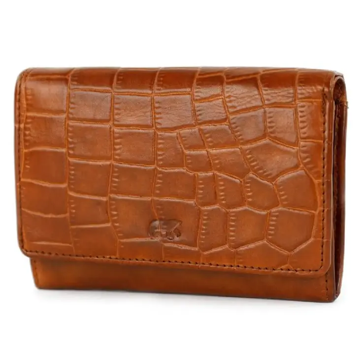 Croco - Portemonnee - Leer - Dames - 4 pasjes