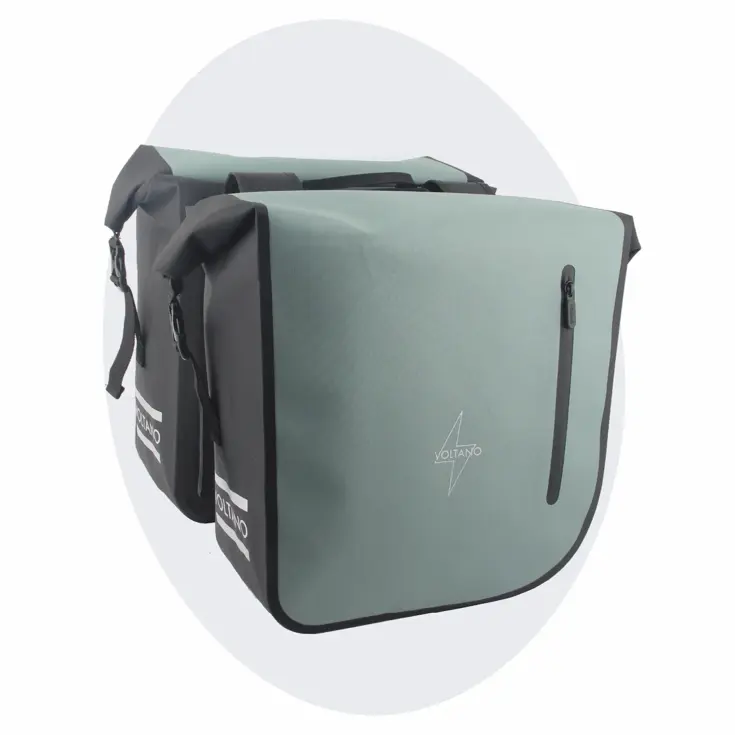 Voltano Dubbele Rolltop Fietstas 48 L