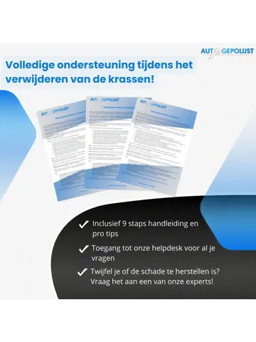 Krasverwijderaar Pro Set - Polijstset - 10 Delig