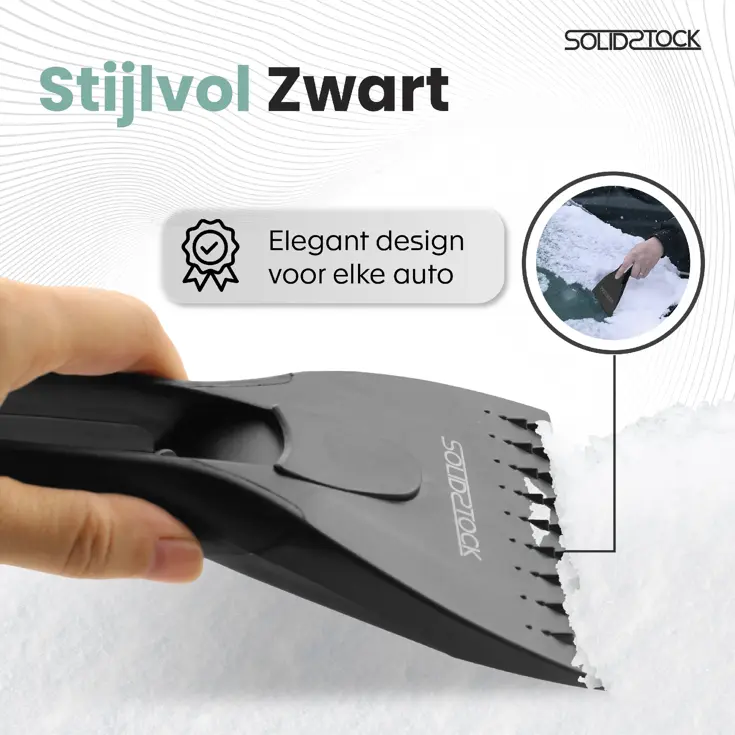 IJskrabber Auto - Zwart