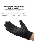 Waterafstotende handschoenen met touchscreen