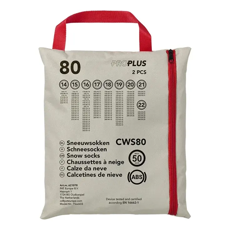 ProPlus Sneeuwsokken Auto - CWS80 - Set van 2