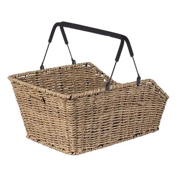 Basil  Fietsmand Cento Rattan Look met MIK  Bruin main product image