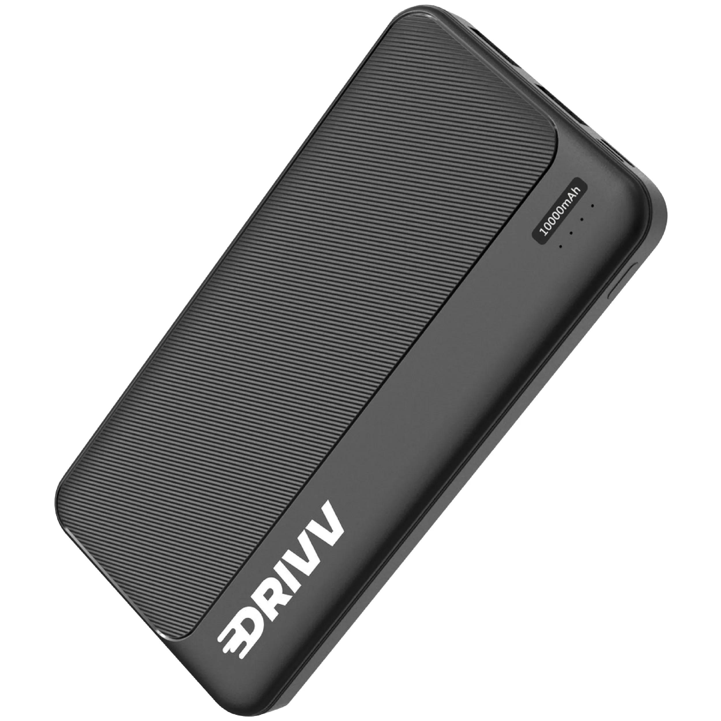 Drivv.  Powerbank 10.000 mAh  22.5w Snellader  Zwart main product image