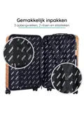Reiskoffer L ABS 95L met TSA-slot en 360° wielen