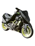 Motorhoes 245x80x145 cm, waterdicht met zak