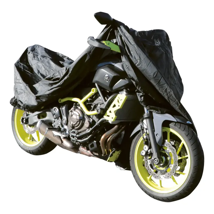 Motorhoes 245x80x145 cm, waterdicht met zak