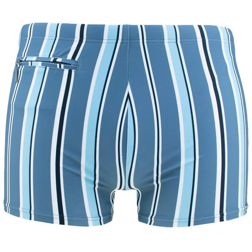 Schiesser   Rits Zwemboxer Retro  Heren  Blauw