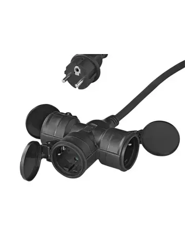 ProPlus Stekkerdoos Schuko - 3-voudig - 20M
