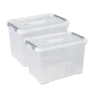 Curver Handy+ Opbergbox - 65L - 2 stuks