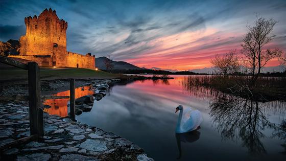 Ierland-Kerry-Killarney-Gleneagles-Hotel-omgeving-Ross-Castle