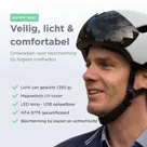 GO-OFF PILOT fietshelm met vizier NTA certif.