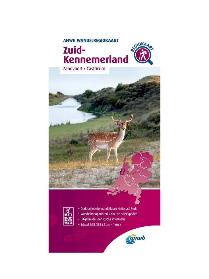 ANWB Wandelkaart Zuid-Kennemerland