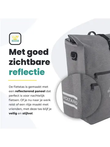 Voltano Luxe E‑bike Fietstas 28 L