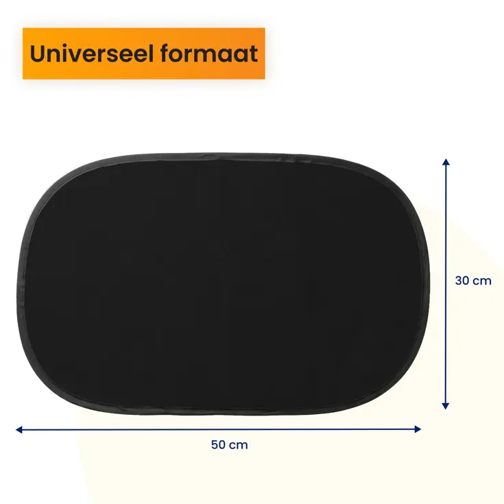 Zonnescherm Auto Zijruit - Set van 2