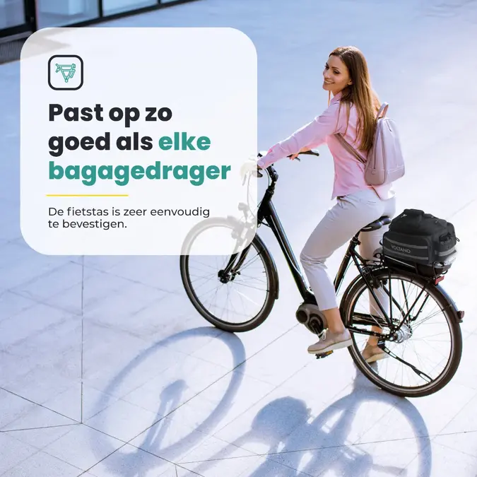 Voltano Luxe Bagagedrager Tas 13L