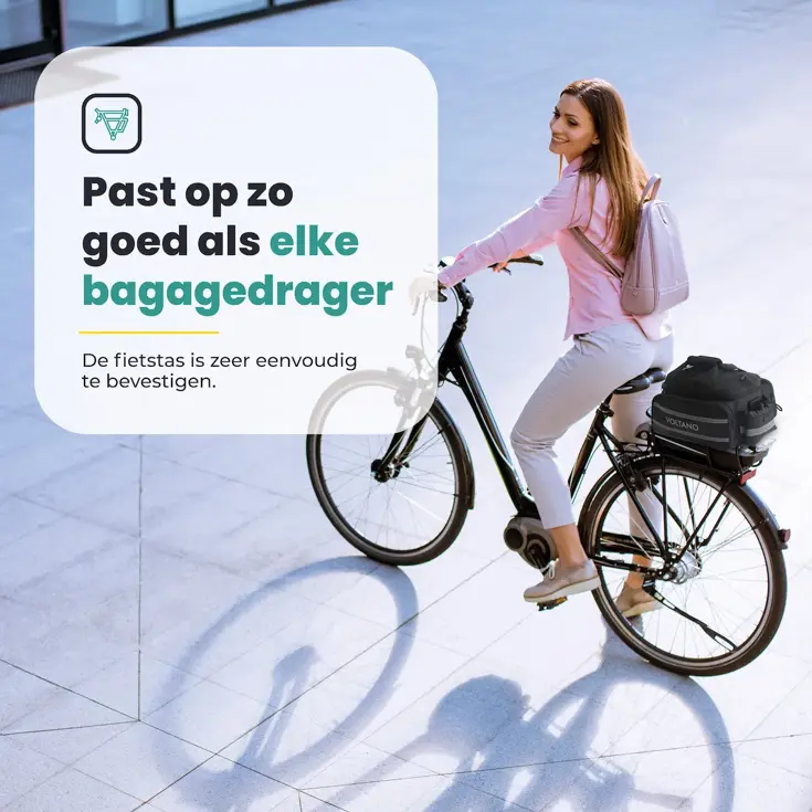 Voltano Luxe Bagagedrager Tas 13L