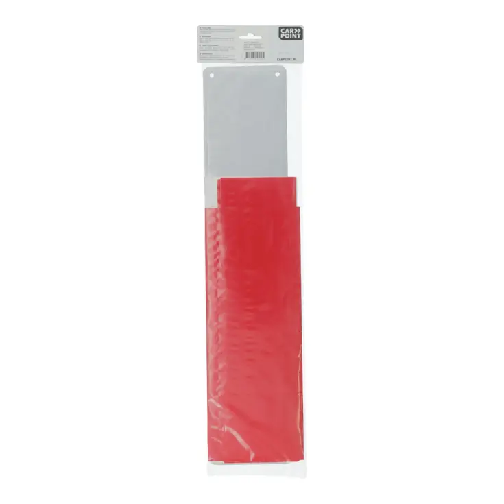 Langwerpige blanco Belgische kentekenplaat 52x11cm
