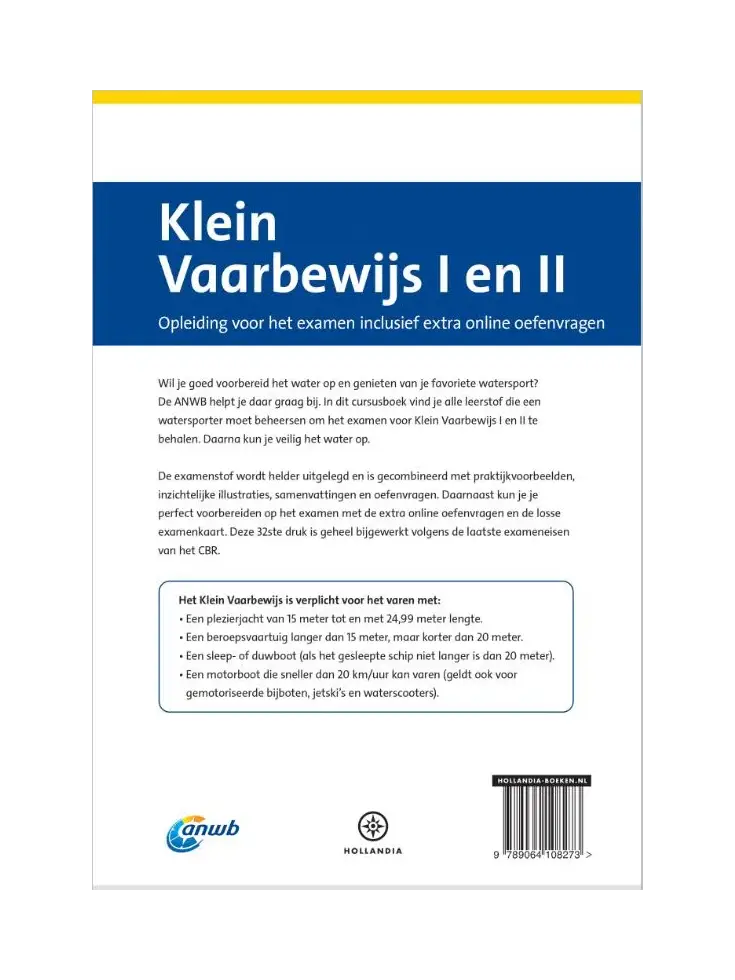 Online Examentraining Klein Vaarbewijs 1+2