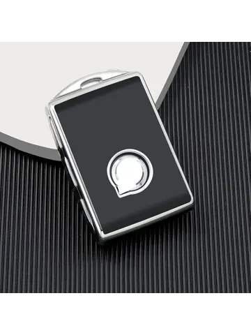 TPU Sleutelhoesje voor Volvo zwart,zilver VOLVO