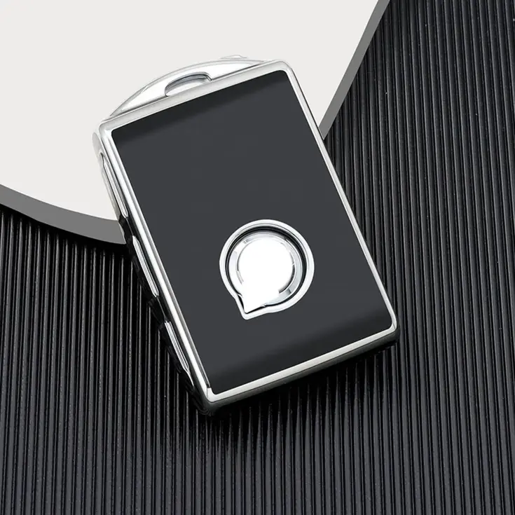 TPU Sleutelhoesje voor Volvo zwart VOLVO