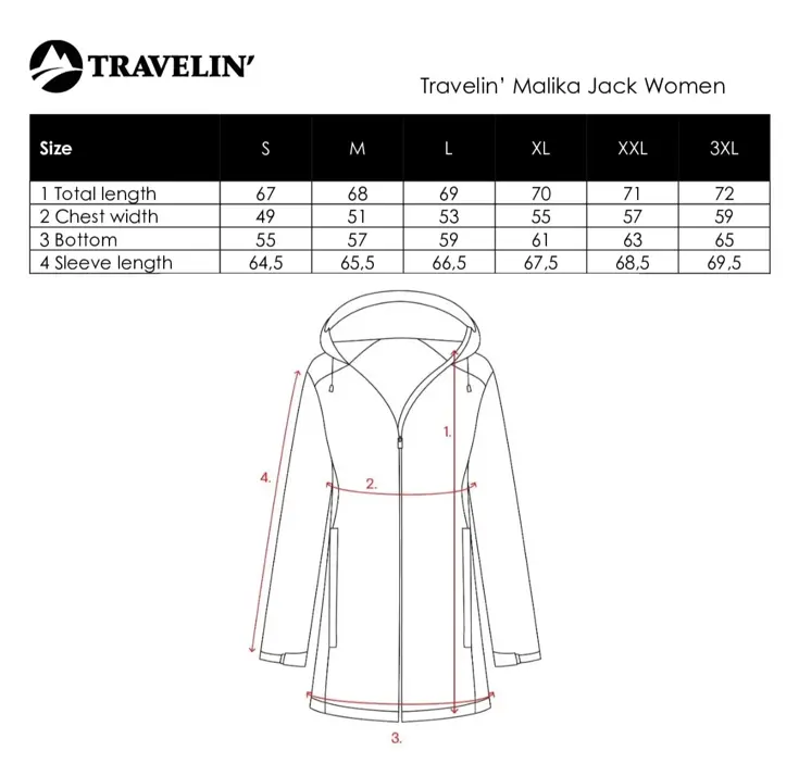 Malika Dames - Softshell Jas - Waterdicht
